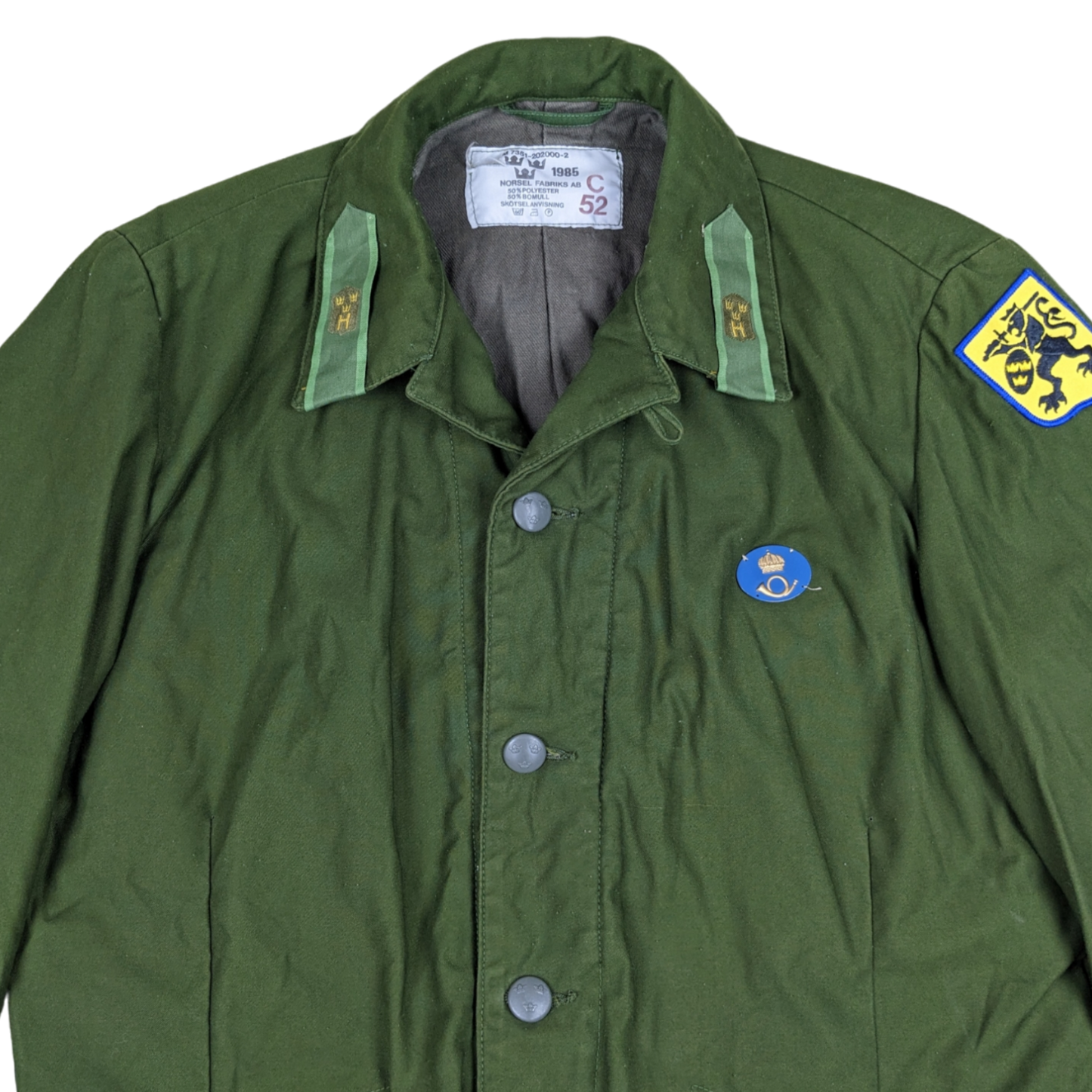 Swedish Army M59 Forest Green Field Jacket - Home Guard & Postverket