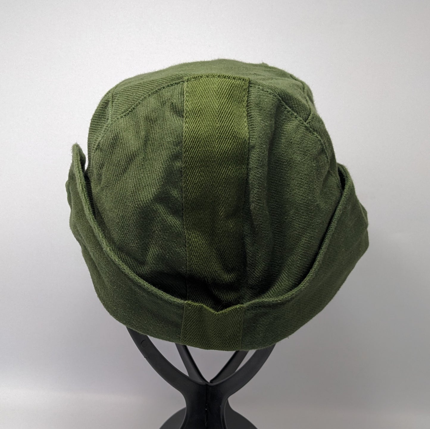 Swedish Air Force M59 Forest Green Fatigue Cap w/ Patch