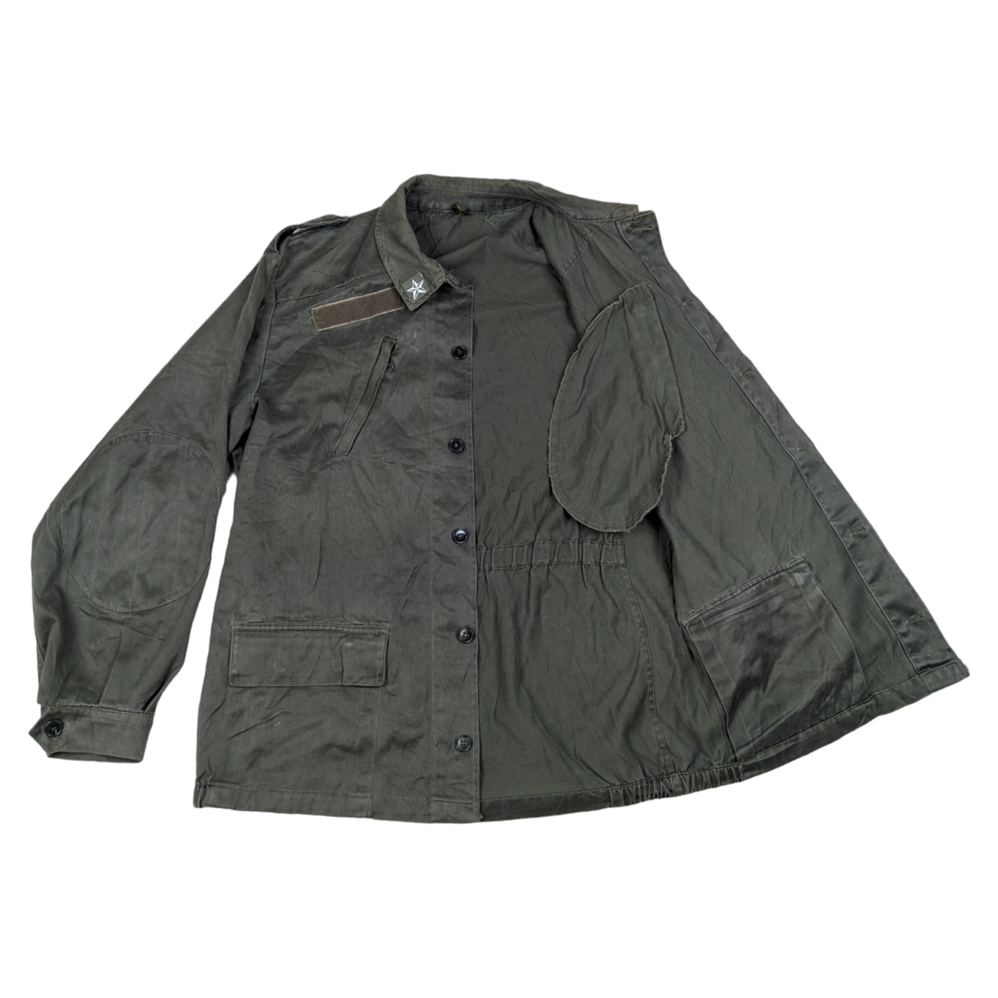 Italian Army Combat Jacket Olive Green Alpine Roma 75 Series