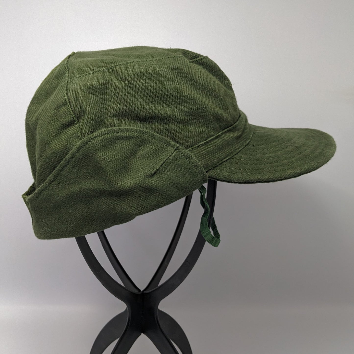 Swedish Air Force M59 Forest Green Fatigue Cap w/ Patch