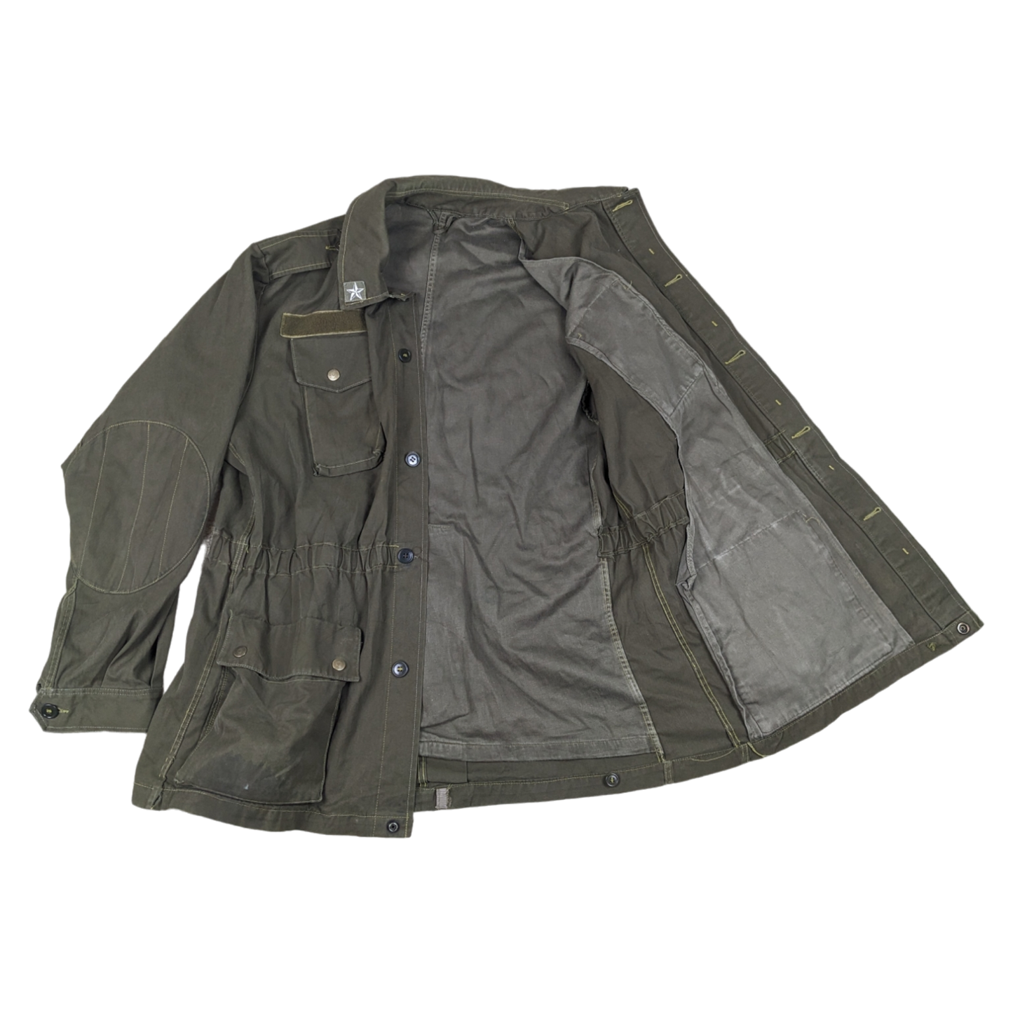 Italian Army Olive Drab Roma 75 Safari Jacket - Large