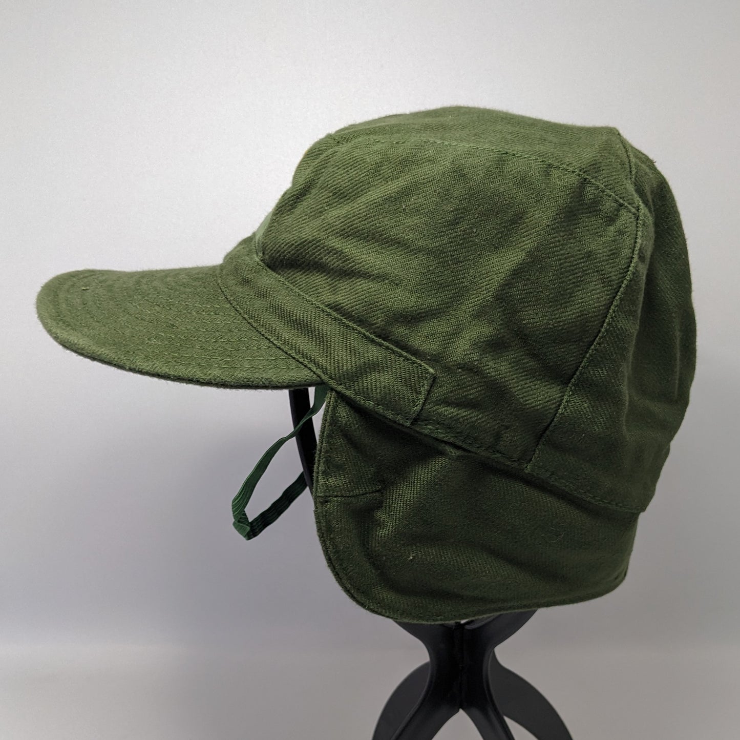 Swedish Air Force M59 Forest Green Fatigue Cap w/ Patch