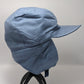 Swedish Army Civil Defence 1960's Sky Blue Winter Trapper Cap