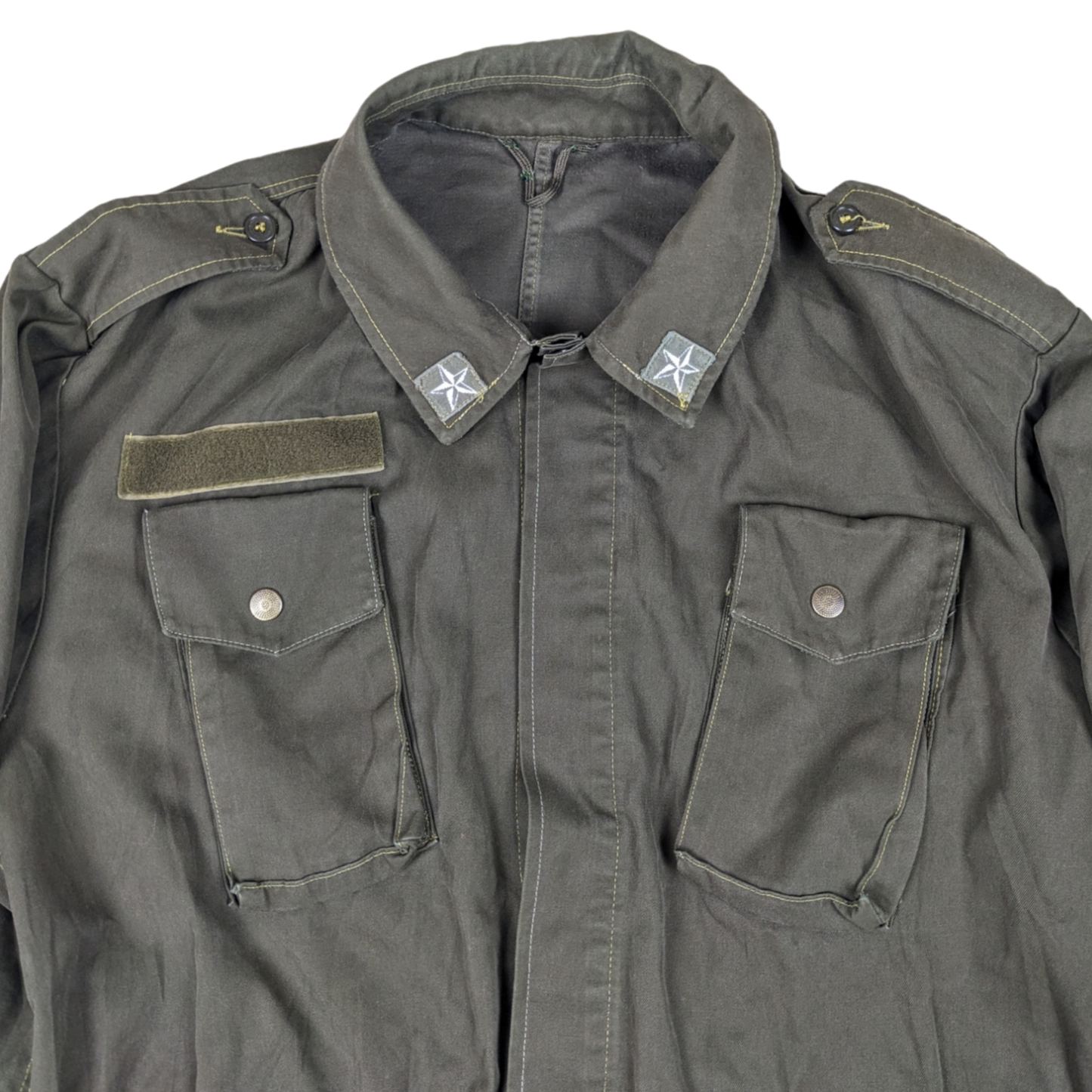 Italian Army Olive Drab Roma 75 Safari Jacket - Large