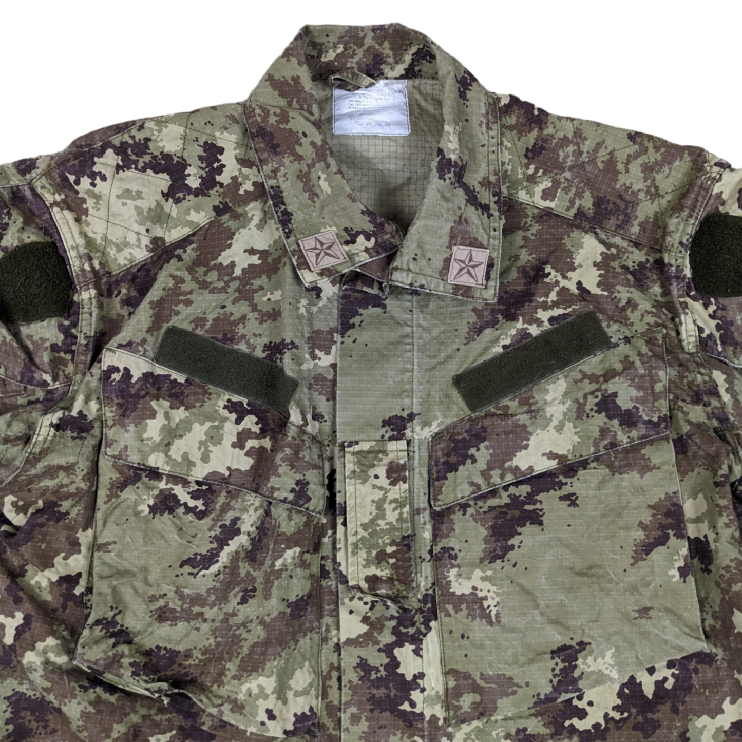 Italian Army M13 Mimetico Vegetato Camouflage Combat Jacket - X Large