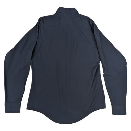 US Navy 80s Black Long Sleeve Service Shirt