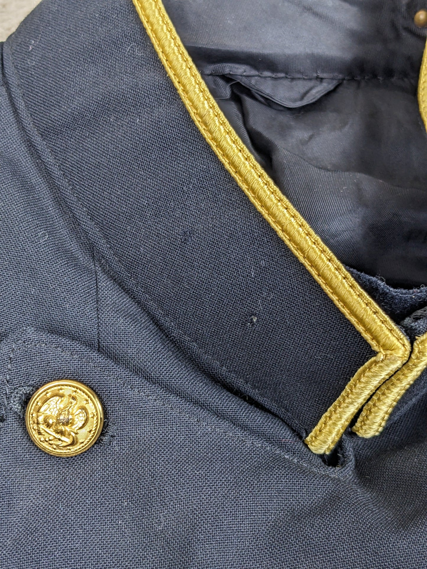 US Naval Academy Merchant Marine Ceremonial "Blue Mess Dress" Jacket