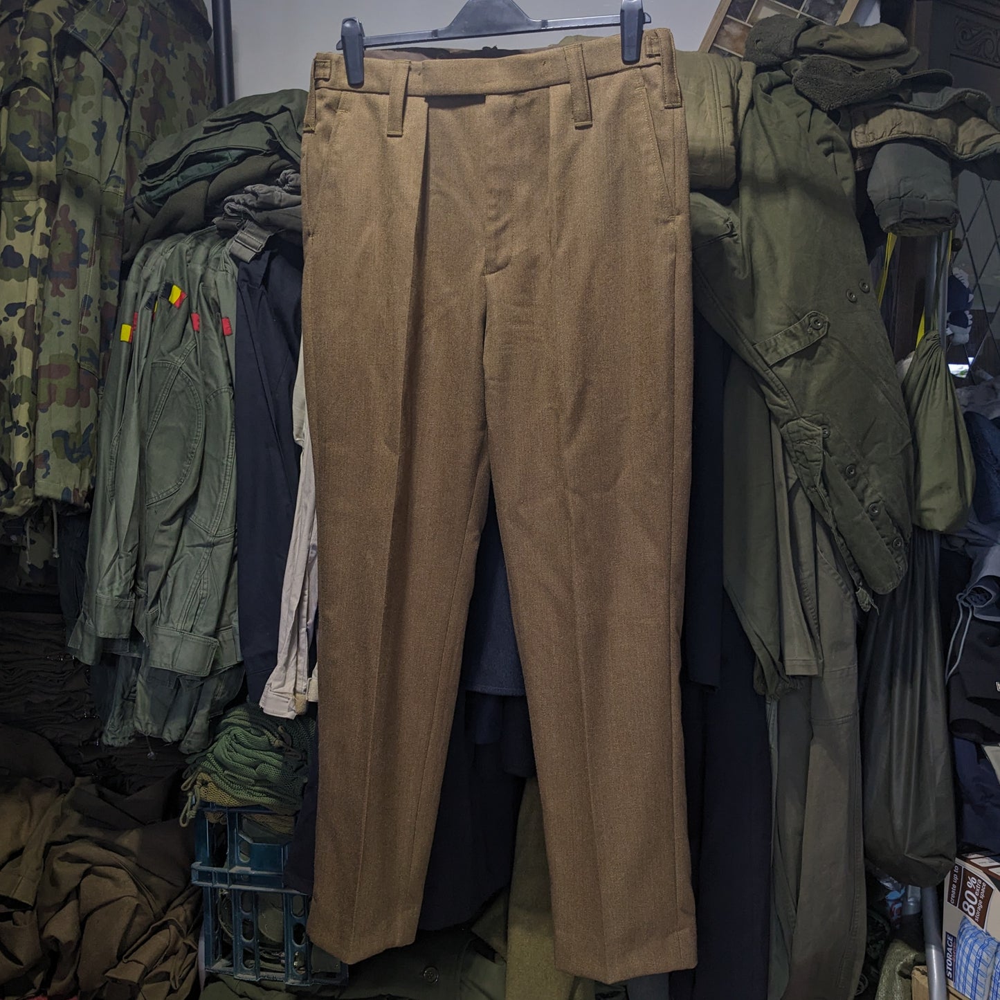 British Army No. 2 FAD Barracks Brown Parade Ceremonial Dress Trousers