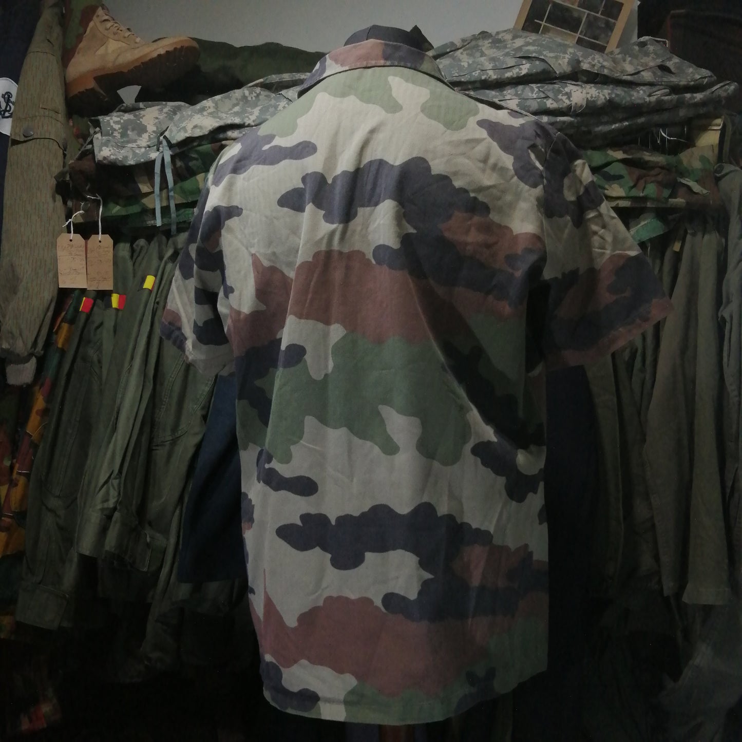 French Army CCE Camo Summer / Warm Weather Short Sleeve Combat Field Shirt