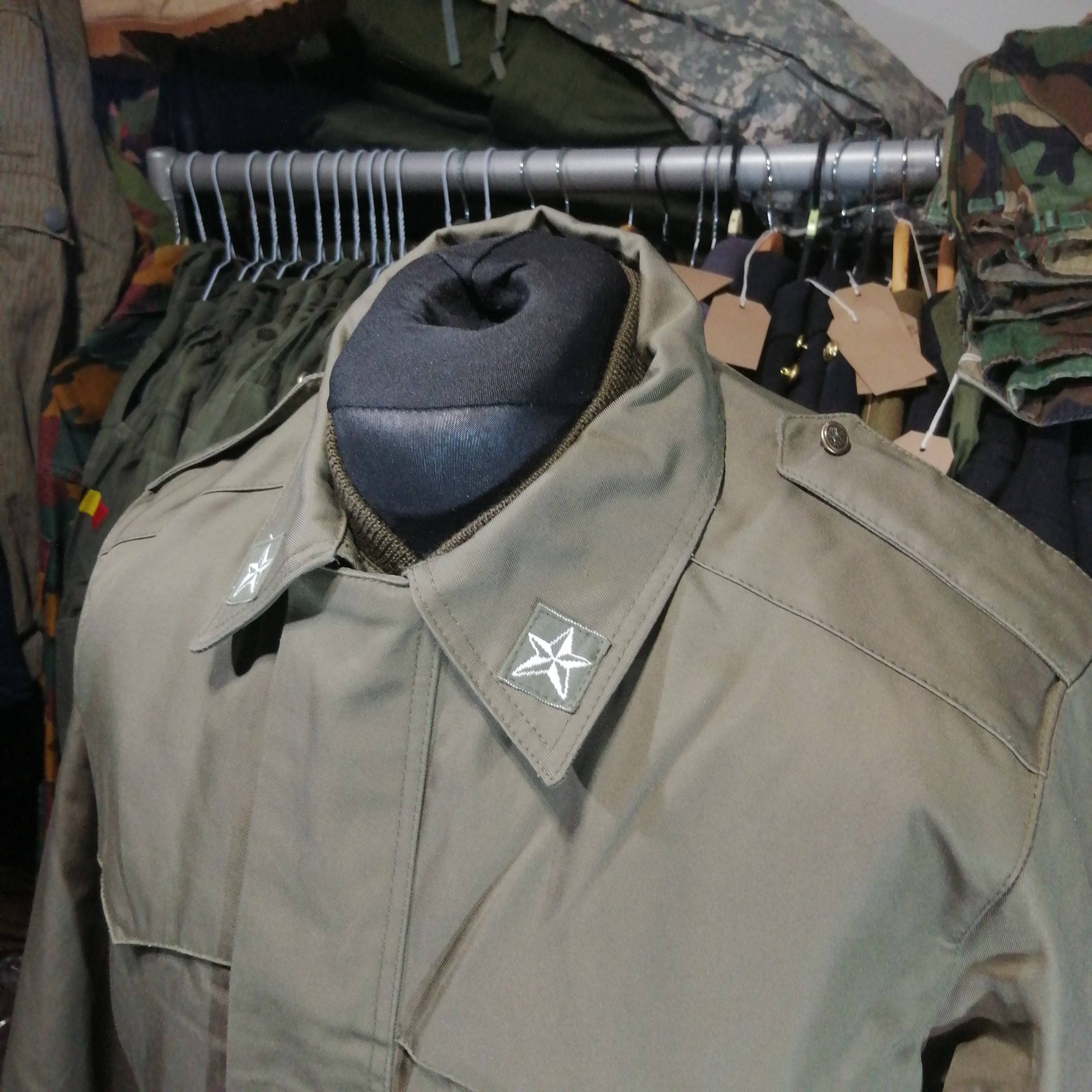 Belgian army parka m89 olive clearance coat