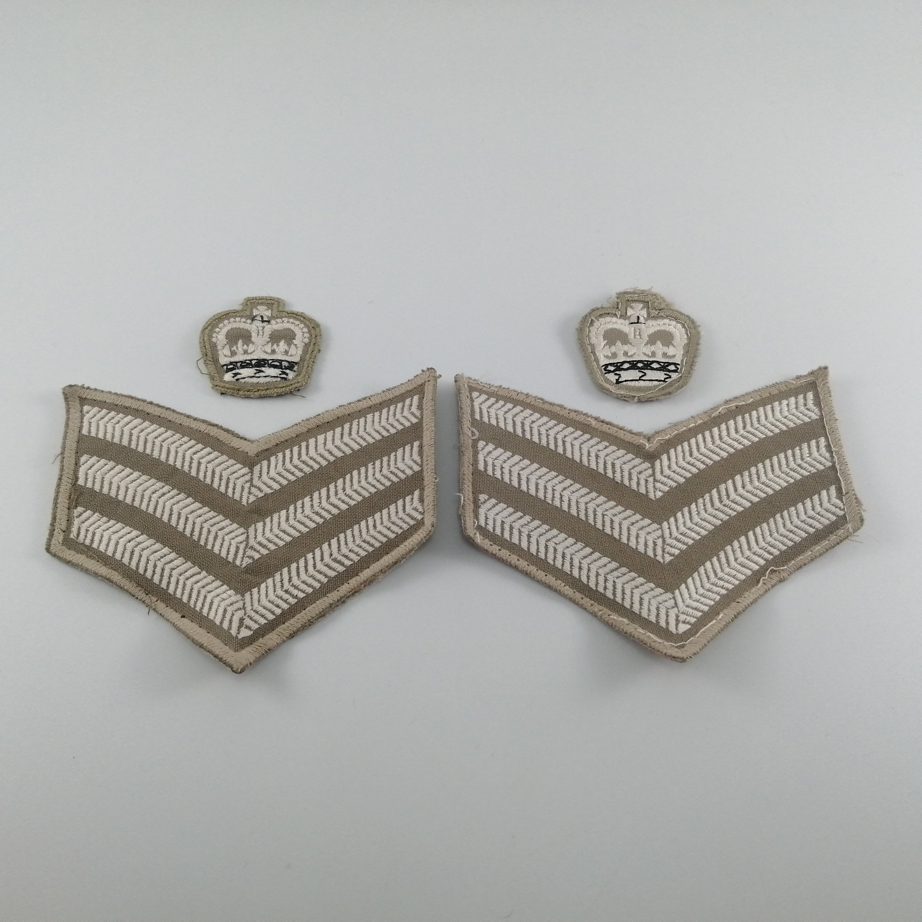 British Army Genuine No2 Shoulder Sleeve Rank Patches / Rank