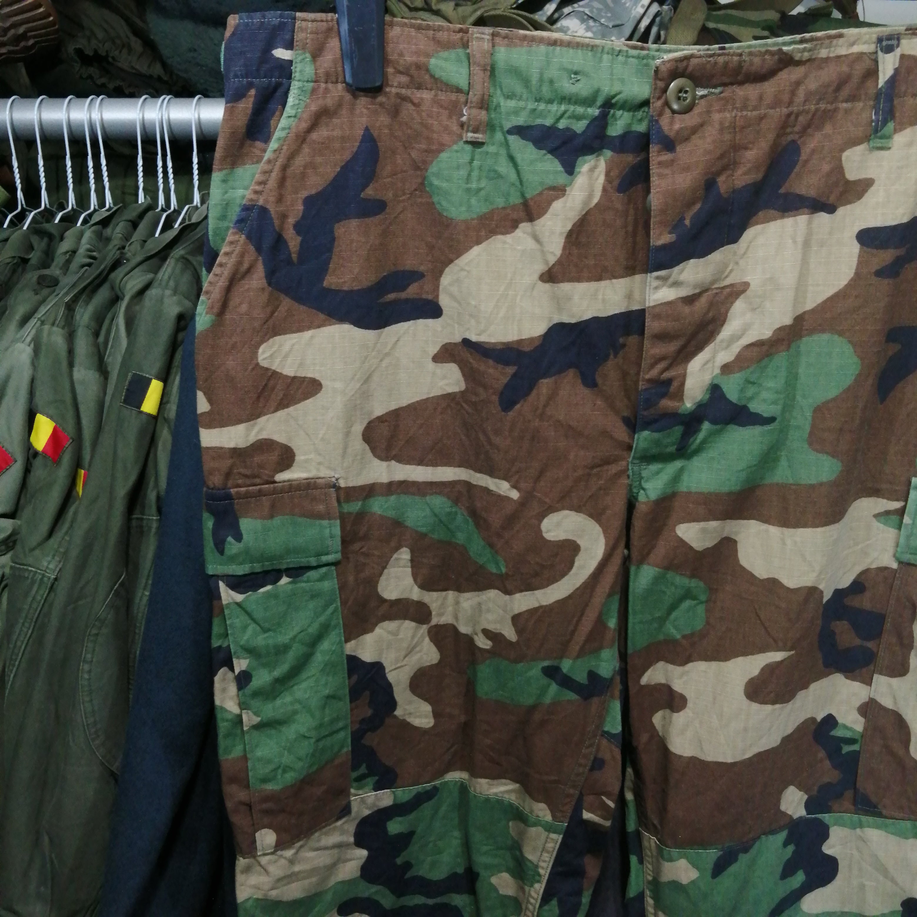 Woodland Bdu Trousers Small Long Issue, R/s - Omahas Army Navy Surplus