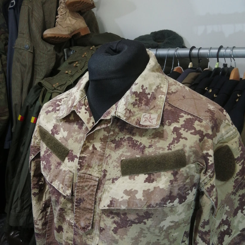 Italian Army M13 Mimetico Vegetato Desert / Vegetated Camouflage Ripst ...